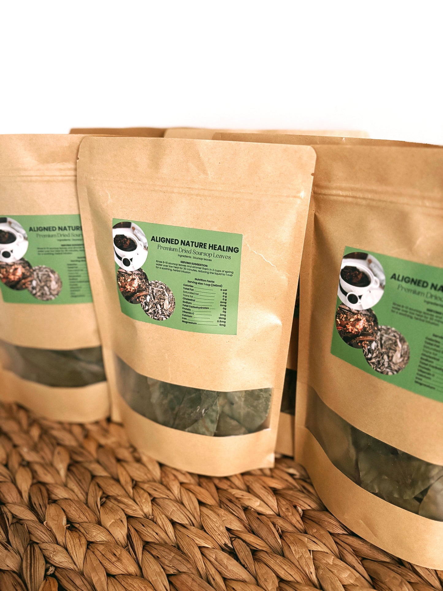SOURSOP - Cellular Repair, Better Sleep, & Calm in a Cup Premium Soursop Leaves | 90–100 naturally grown leaves | Brews 30+ cups | FREE U.S. Shipping