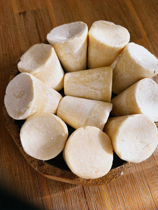 RAW COCOA BUTTER – Rich Hydration & Skin Protection | 100% Pure & Unrefined | Handcrafted in West Africa | FREE U.S. Shipping