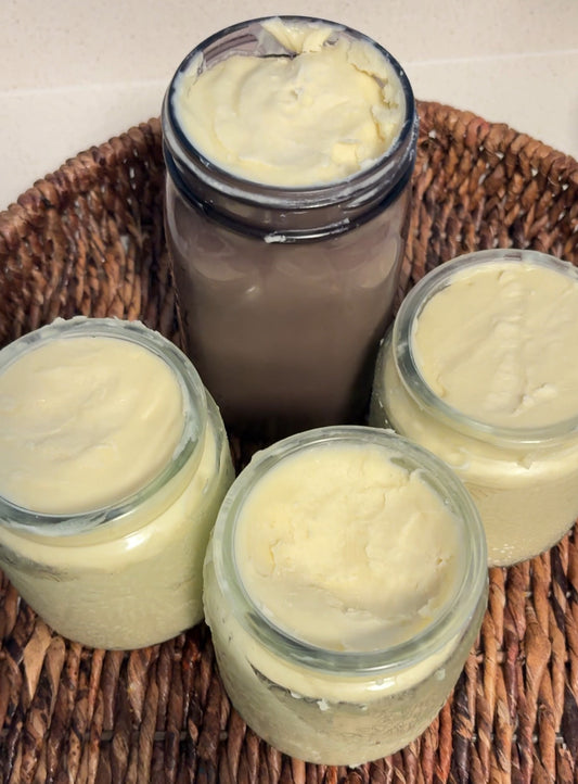 RAW COCOA BUTTER – Rich Hydration & Skin Protection | 100% Pure & Unrefined | Handcrafted in West Africa | FREE U.S. Shipping